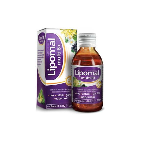 Lipomal Multi 6+, syrop, 120 ml - zdjęcie produktu