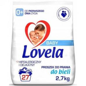 Lovela Baby, hipoalergiczny proszek do prania białych ubranek niemowlęcych i dziecięcych, 2,7 kg - zdjęcie produktu
