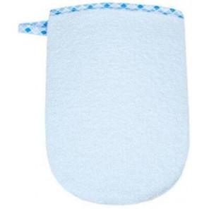 Bocioland, rękawica myjka frotte, niebieska, 1 szt. - zdjęcie produktu