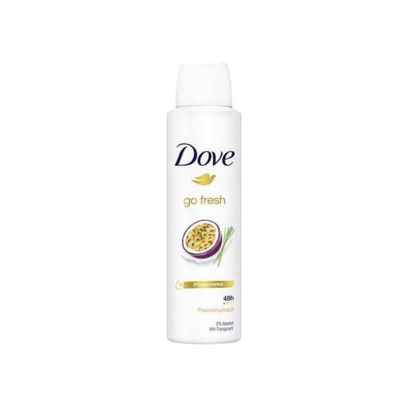 Dove Go Fresh Marakuja i Trawa Cytrynowa, dezodorant w sprayu, 150 ml Dove Go Fresh Marakuja i Trawa Cytrynowa, dezodorant w sprayu, 150 ml - zdjęcie produktu