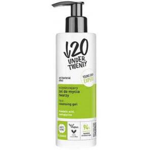 Under Twenty, oczyszczający żel do mycia twarzy, 190 ml - zdjęcie produktu
