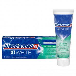 Blend-a-Med 3D White Extreme Mint Kiss, pasta do zębów, 75 ml - zdjęcie produktu