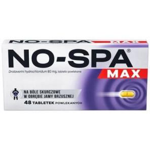 No-Spa Max 80 mg, tabletki, 48 szt. - zdjęcie produktu