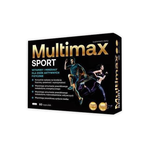 Multimax Sport, kapsułki, 60 szt. - zdjęcie produktu