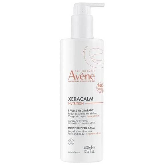 Avene XeraCalm Nutrition, balsam uzupełniający lipidy do twarzy i ciała, skóra sucha, atopowa i swędząca, 400 ml - zdjęcie produktu