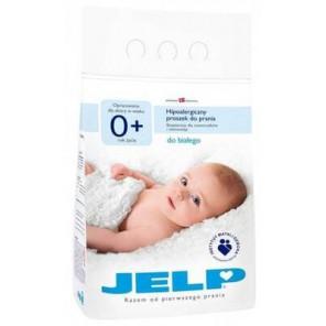 Jelp 0+, hipoalergiczny proszek do prania białych ubranek dziecięcych, 4 kg - zdjęcie produktu
