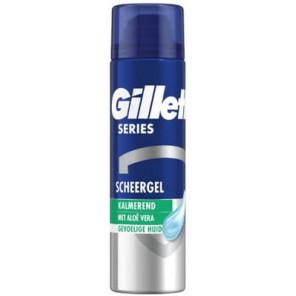 Gillette Series Sensitive Skin, żel do golenia z aloesem, 200 ml - zdjęcie produktu