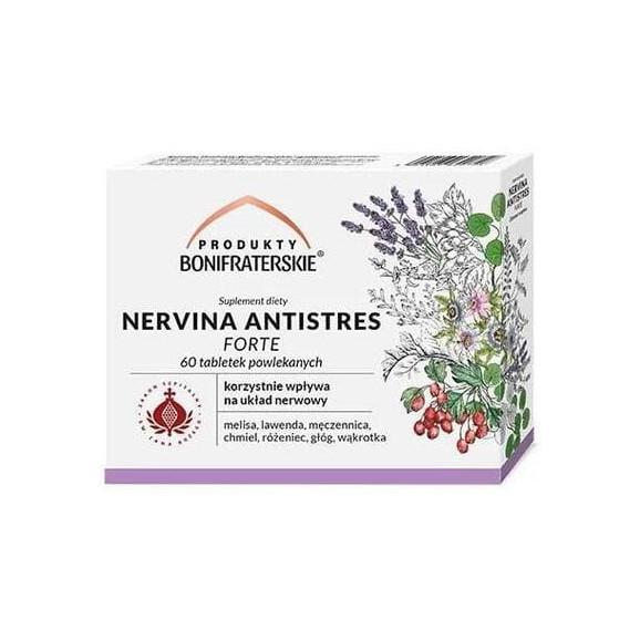 Nervina Antistres Forte, Produkty Bonifraterskie,tabletki, 60 szt. - zdjęcie produktu