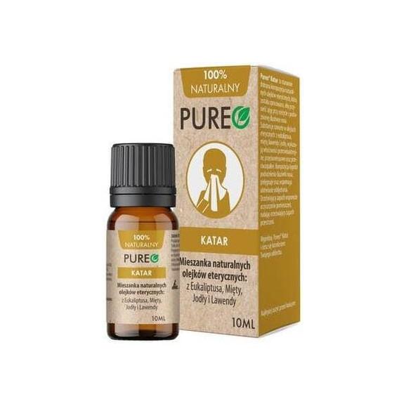 Pureo Katar, mieszanka naturalnych olejków eterycznych, 10 ml - zdjęcie produktu