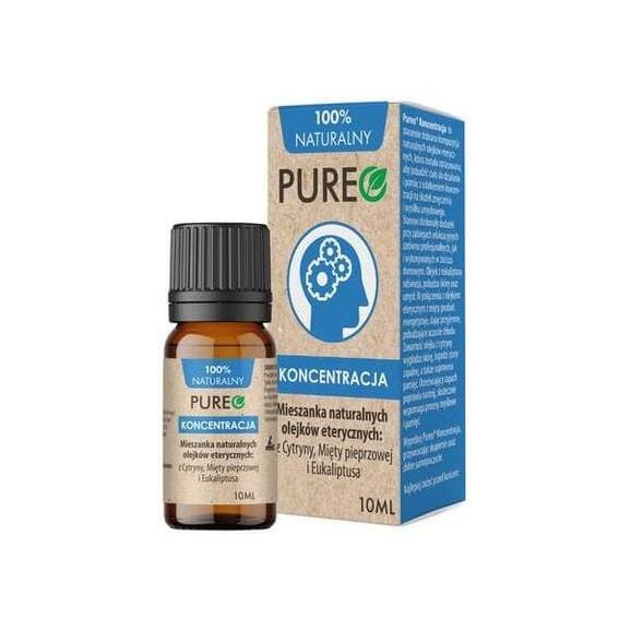 Pureo Koncentracja, mieszanka naturalnych olejków eterycznych, 10 ml - zdjęcie produktu