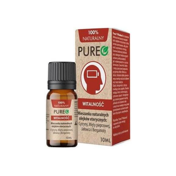 Pureo Witalność, mieszanka naturalnych olejków eterycznych, 10 ml - zdjęcie produktu