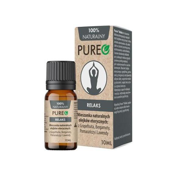 Pureo Relaks, mieszanka naturalnych olejków eterycznych, 10 ml - zdjęcie produktu