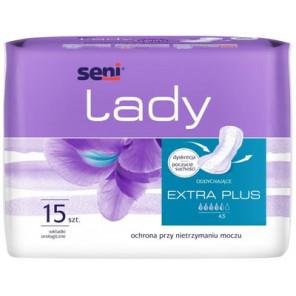 Seni Lady Extra Plus, wkładki urologiczne dla kobiet, 15 szt. - zdjęcie produktu