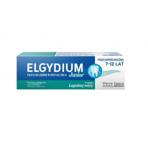 Elgydium Junior, pasta do zębów o smaku łagodnej mięty, 50 ml - zdjęcie produktu