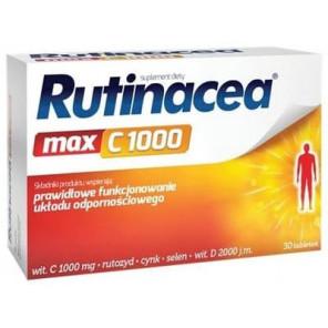 Rutinacea Max C 1000, tabletki, 30 szt. - zdjęcie produktu