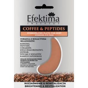 Efektima Coffee & Peptides, hydrożelowe płatki pod oczy, 2 szt. - zdjęcie produktu