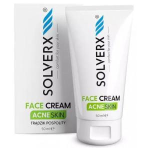 Solverx Acne Skin, krem do twarzy, skóra trądzikowa, 50 ml - zdjęcie produktu