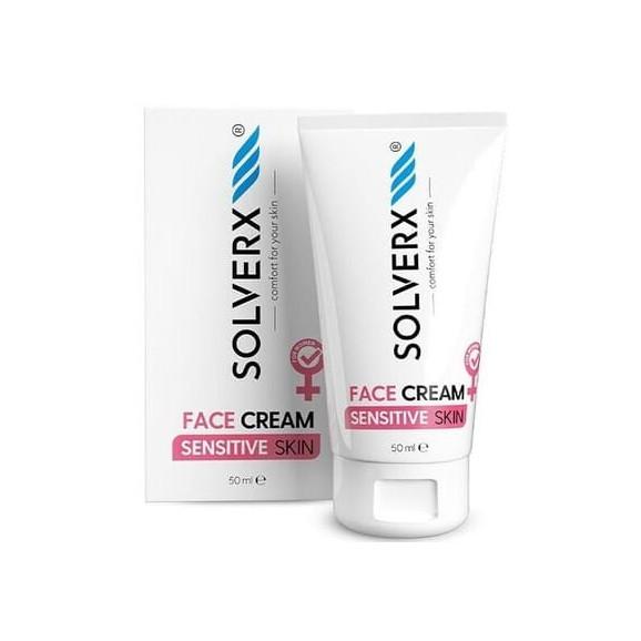 Solverx Sensitive Skin, krem do twarzy, skóra wrażliwa, 50 ml - zdjęcie produktu