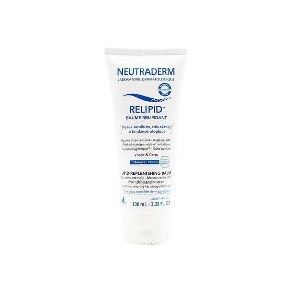 Neutraderm Relipid+, balsam do twarzy i ciała, skóra wrażliwa, bardzo sucha i atopowa, 100 ml - zdjęcie produktu