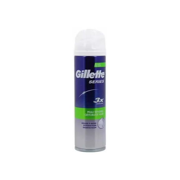 Gillette Series Sensitive, pianka do golenia, 250 ml - zdjęcie produktu
