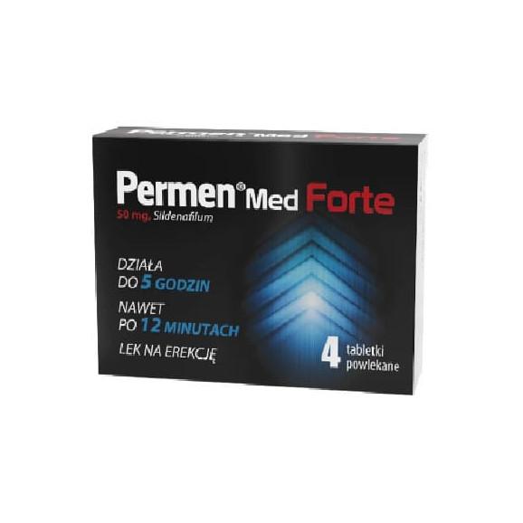 Permen Med Forte 50 mg, tabletki, 4 szt. Permen Med Forte 50 mg, tabletki, 4 szt. - zdjęcie produktu