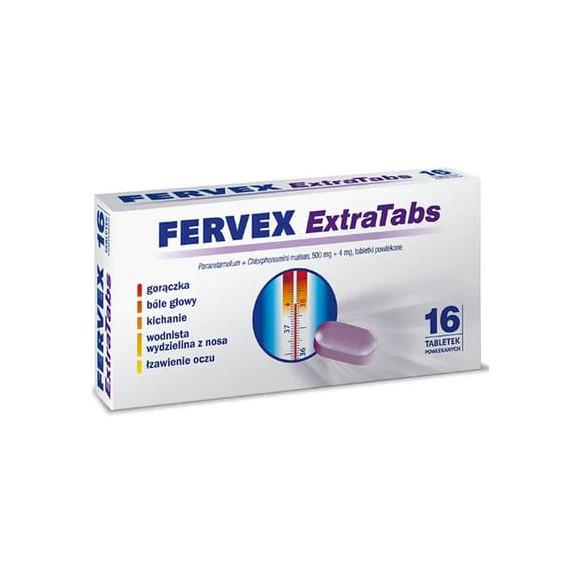 Fervex ExtraTabs, tabletki, 16 szt. - zdjęcie produktu