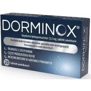 Dorminox 12,5 mg, tabletki, 20 szt. - zdjęcie produktu