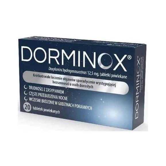 Dorminox 12,5 mg, tabletki, 20 szt. - zdjęcie produktu