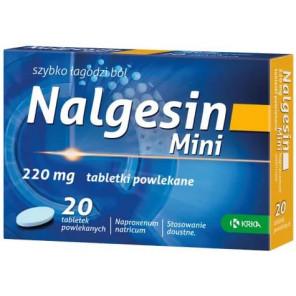 Nalgesin Mini 220 mg , tabletki, 20 szt. - zdjęcie produktu