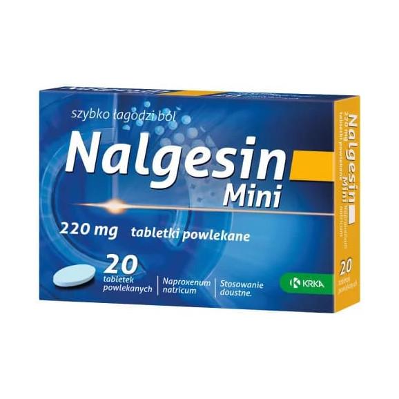 Nalgesin Mini 220 mg , tabletki, 20 szt. - zdjęcie produktu