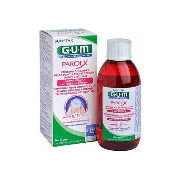 Sunstar Gum Paroex 0,12% CHX, płyn do płukania jamy ustnej, 300 ml - zdjęcie produktu