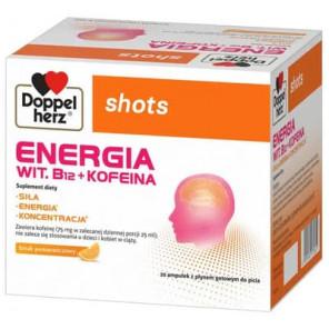 Doppelherz shots Energia, ampułki, 20 szt. - zdjęcie produktu