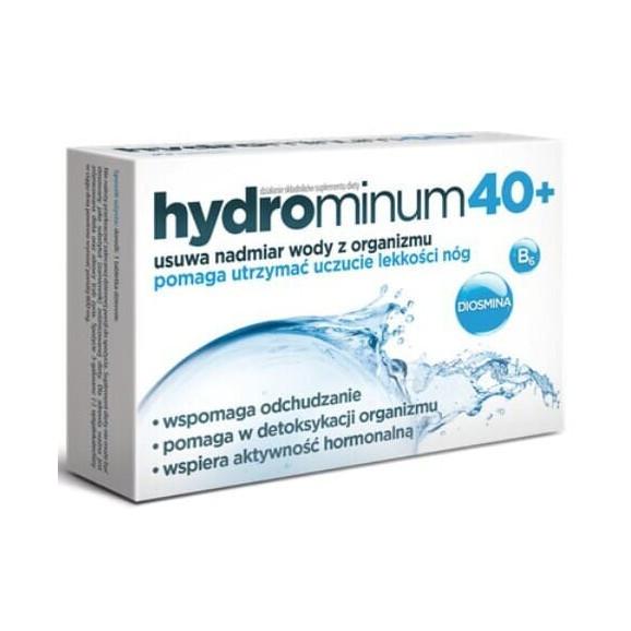 Hydrominum 40+, tabletki, 30 szt. - zdjęcie produktu