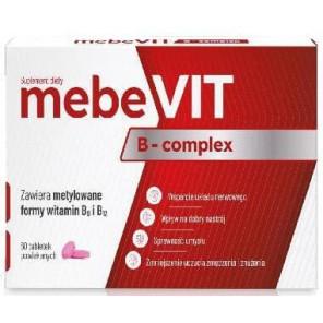MebeVit B-complex, tabletki, 60 szt. - zdjęcie produktu