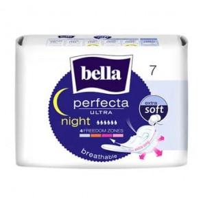 Bella Perfecta Ultra Night extra soft, ultracienkie podpaski na noc, bezzapachowe, 7 szt. - zdjęcie produktu