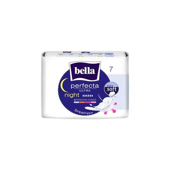 Bella Perfecta Ultra Night extra soft, ultracienkie podpaski na noc, bezzapachowe, 7 szt. - zdjęcie produktu