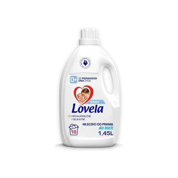 Lovela Baby do bieli, hipoalergiczne mleczko do prania białych ubranek niemowlęcych i dziecięcych, 1,45 l - zdjęcie produktu