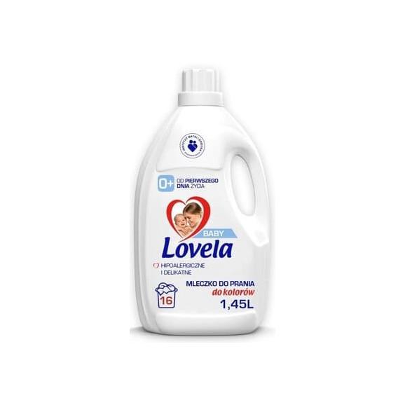 Lovela Baby kolor, hipoalergiczne mleczko do prania kolorowych ubranek niemowlęcych i dziecięcych, 1,45 l - zdjęcie produktu
