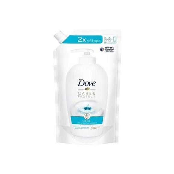 Dove Care & Protect, mydło w płynie, zapas, 500 ml - zdjęcie produktu