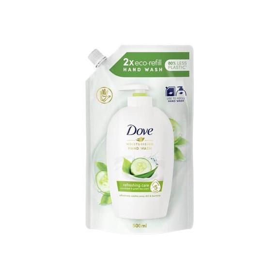Dove Refreshing Care, mydło w płynie, zapas, 500 ml - zdjęcie produktu