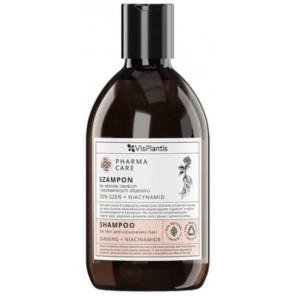 VisPlantis Pharma Care, szampon do włosów cienkich i pozbawionych objętości, żeń-szeń + niacynamid, 500 ml - zdjęcie produktu