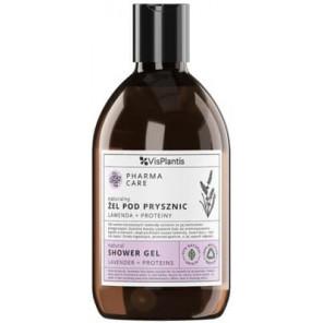 VisPlantis Pharma Care, naturalny żel pod prysznic, lawenda + proteiny, 500 ml - zdjęcie produktu