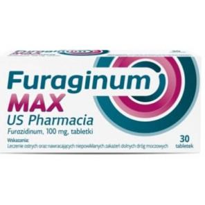 US Pharmacia Furaginum Max 100 mg, tabletki, 30 szt. - zdjęcie produktu