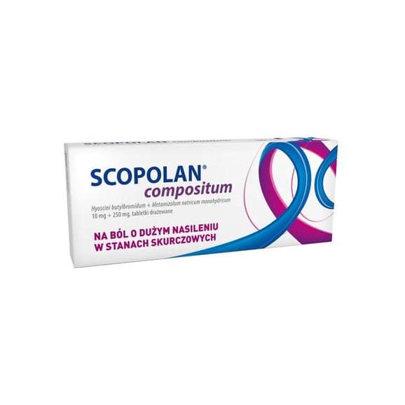 Scopolan Compositum, tabletki, 10 szt. - zdjęcie produktu