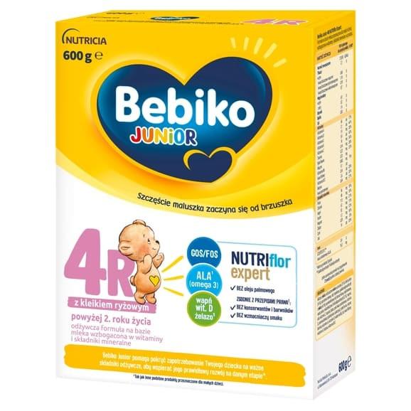 Bebiko Junior 4R, odżywcza formuła na bazie mleka dla dzieci powyżej 2. roku życia, 600 g - zdjęcie produktu