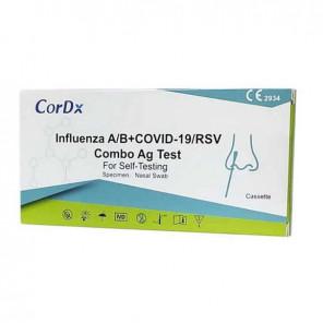 CorDx test wymazowy RSV, grypa A, grypa B, COVID-19, 1 szt. - zdjęcie produktu