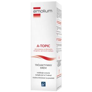 Emolium A-Topic, trójaktywny krem do skóry atopowej, suchej i uporczywie swędzącej, od 1 miesiąca życia, 50 ml - zdjęcie produktu
