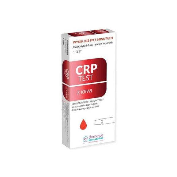 Domowe Laboratorium CRP Test, test z krwi na stężenie białka CRP, 1 szt. - zdjęcie produktu