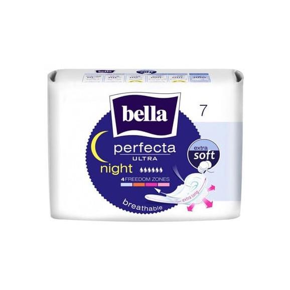 Bella Perfecta Ultra Night Extra Soft, podpaski ze skrzydełkami, 7 szt. - zdjęcie produktu