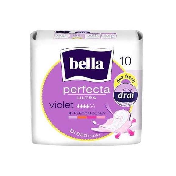 Bella Perfecta Ultra Violet Silky Drei, podpaski ze skrzydełkami, 10 szt. - zdjęcie produktu